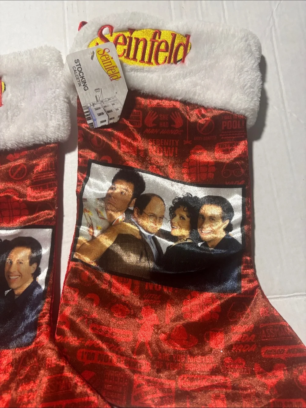 Red Holiday Stocking - Set of 2 Seinfeld
